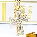 3D Cubic Cross Shape Stainless Alley Metal Bling Crystal Rhinestone Key Chain Ring Keychain Cell Phone Car Charm Decoration Pendant Ornament