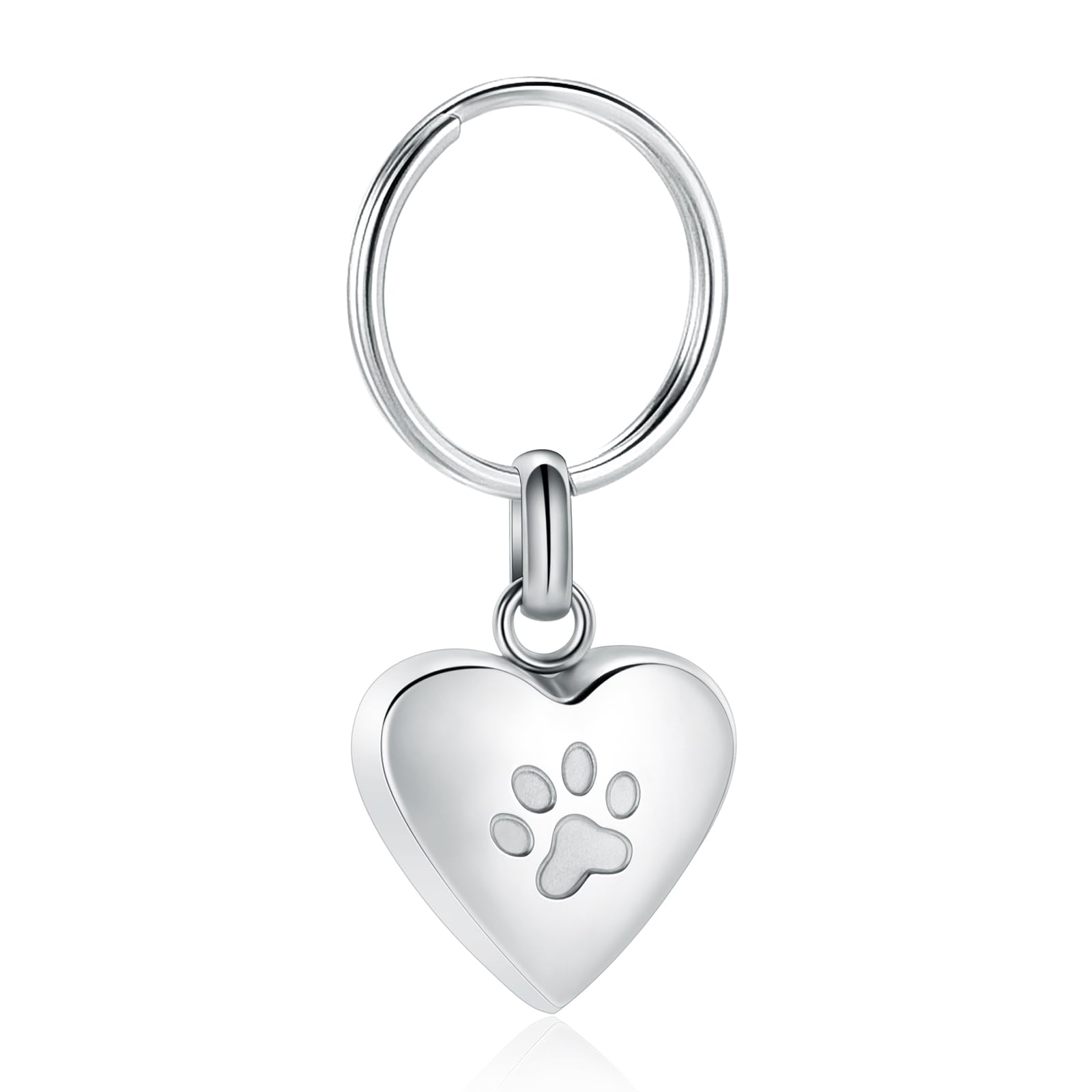 Cremation Jewelry Urn Keychain for Pet Human Ashes Dog Cat Keepsake Memorial Urn Keychain Ash Holder for Women Men
