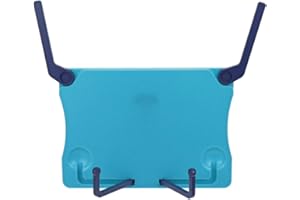 Bitray Book Stand Foldable and Adjustable Holder Desktop Music Stand Reading Stand Folding Tabletop Stand Bookholder for Guitar Piano Violin Music Sheet