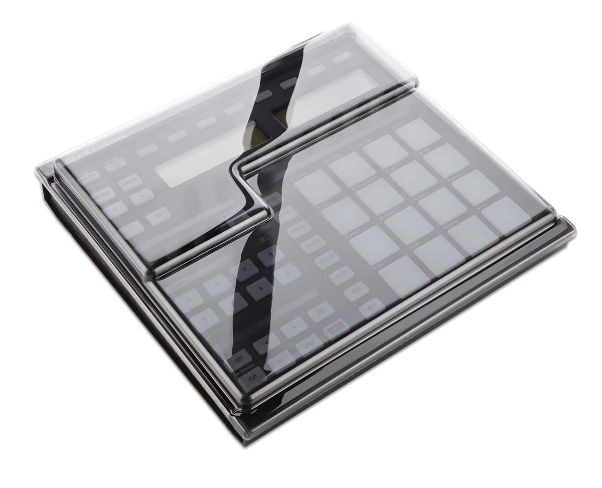 Decksaver Cover for Native Instruments Maschine - Super-Durable Polycarbonate Protective lid in Smoked Clear Colour, Made in The UK - The Producers' Choice for Unbeatable Protection