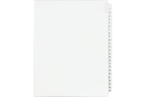 Standard Collated Legal Exhibit Divider Sets