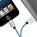 [Apple MFi Certified] Eoso 6.6 Feet/2 M Extra Long Nylon Braided USB Cable with Aluminum Cap on 8 Pin Lightning Connector for iPhone 6S/6S plus,7/ 6 Plus,iPad Air 2 and More (6.6Ft Silver)