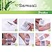 BLITZU Elbow Compression Sleeve (1 Pair) POWER + Biceps Arm Brace Support. Premium Shooter Sleeves. For Basketball, Baseball, Tennis, Yoga, Golf. (Black, Medium (Bicep 11.5