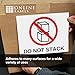 Full Sheet Labels - 8.5 x 11 - Pack of 100 Sheets - Inkjet/Laser Printers - Vertical Back Slit for Easy Peeling - Online Labels