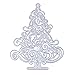 Whitelotous Cutting Dies Stencil Metal Mould for DIY Scrapbook Album Paper Card (Christmas Tree)