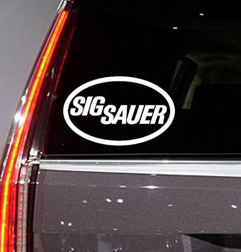 Auto - Sticker - Decal - SIG SAUER GUN - for car, truck, suv, window, glass, notebook, skateboard, laptop, computer, macbook, folder, etc.