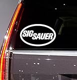 Auto - Sticker - Decal - SIG SAUER GUN - for car, truck, suv, window, glass, notebook, skateboard, laptop, computer, macbook, folder, etc.
