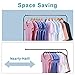 HIPPIH 50 Packs Hangers Non-Slip Traceless Strong Velvet Clothes Suit Black Hanger - Hold Up to 10 Lbs
