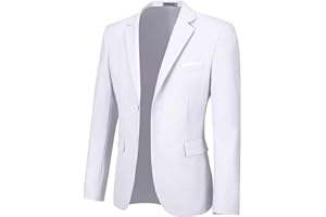 YOTSAISPRING Men's Casual Suit Blazer Suit Separates Jackets Slim Fit 2 Button Lightweight Men Suit Sport Coats for Wedding Prom Party