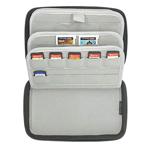image for Sisma 72 Game Cartridge Holders Hard Carrying Case for Organizing Nint