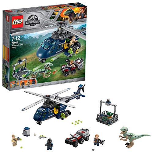 LEGO Jurassic World Blue's Helicopter Tracking Hunting 75928 Cool Toy