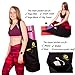Yoga Mat Bag For All Mat Sizes - Yoga Mat Carrier With Pocket - Includes 2 Pairs of Yoga Socks + 2 Elastic Mat Bands + Free eBook with Yoga Secrets | by Zendybag