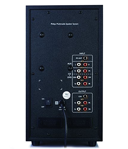 philips spa7000b 5.1 channel multimedia speaker system