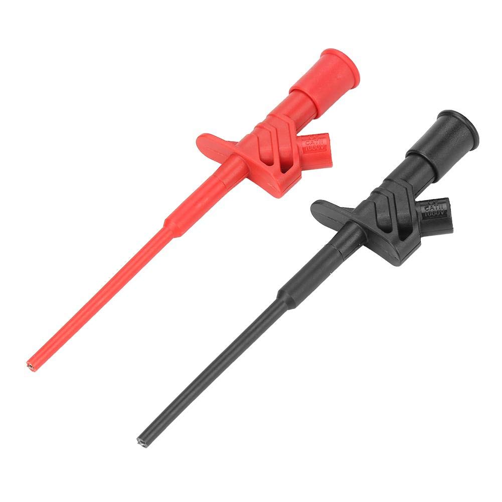 High Voltage Flexible Test Probe - 2Pcs P5004 High Voltage Flexible Test Probe Insulated Quick Professional Test Hook Clip