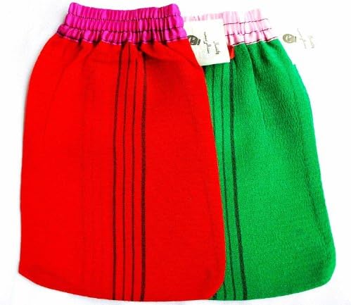 MOROCCAN EXFOLIATING GLOVES and Bath Mitt, FREE bonus Mitt inside ! Premium quality. Very effective in eliminating dead and dry skin.