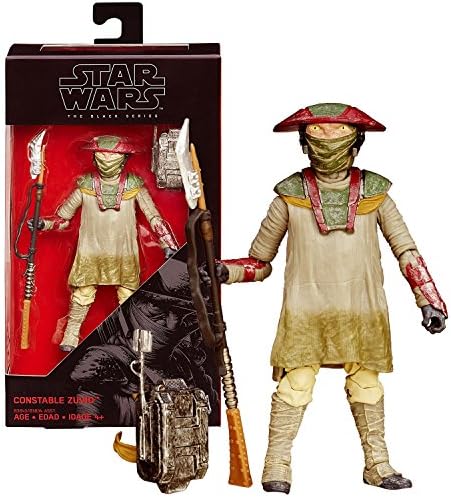 Hasbro Year 2015 Star Wars The Black Series The Force Awakens 6 Inch Tall Figure - CONSTABLE ZUVIO (B3843) with Backpack and Spear