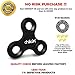 Chillax Fidget Spinner - Tri-Spinner Fidget Toy for Anxiety and ADHD (Black B)