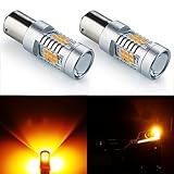JDM ASTAR Extremely Bright PX Chipsets 1157 2057 2357 7528 LED Bulbs ,Amber Yellow(Brightest Turn Signal Bulb on the Market)