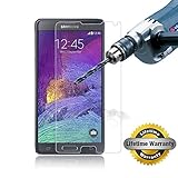 Samsung Galaxy Note4 Screen Protector, SOOYO(TM) Premium Tempered Glass Screen Protector (2.5D Round Edge/99% Clarity/Shatter-Proof/Bubble Free) for Samsung Galaxy Note4 [Lifetime Warranty]-[1Pack]