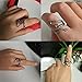 yoyoball8 Vintage Stainless Steel Octopus Sea Monster Squid Kraken Punk Antique Ring Retro