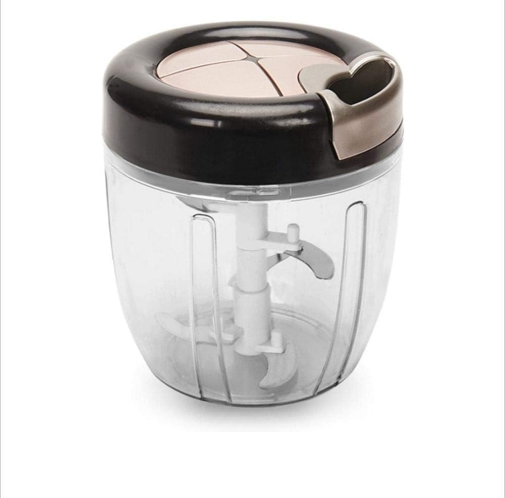YXZQ Cheese Grater,Manual Meat Grinder,Kitchen Twister,Garlic Grinder,Cooking Device@Black Rose Gold