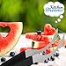 Watermelon Slicer Cutter Corer & Server - Multipurpose All In One Stainless Steel Knife - Melon & Fruit Slicer - Comfortable Rubber Handle Corer Tongs & Dicer - Kitchen Dreams