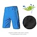 TOMSHOO Men's Baggy Cycling Shorts Breathable Loose-Fit Mountain Bike Shorts Outdoor Sports MTB Cycling Running Half Pants