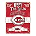 MLB Cincinnati Reds Party Animal Vintage Metal Sign