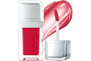 COSNORI Flow Wave Lip Tint - Vegan Glassy Lip Gloss, Lightweight & Long-lasting, Plant-derived Oil Moisturizer, K-Beauty (04 WITTY)