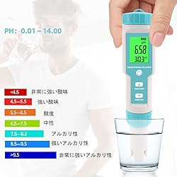 7 in 1 PH Meter Gomass 0.01 High Accuracy ph Tester
