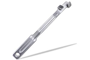 WERHOO 15 Inch Wrench Extender Tool Bar for Mechanics, Garage Tradesman, Handyman to amplify torque, 15 Inch Long Wrench Extension with 1/2 Inch Hole, Fit for Open End Wrench Extender, 1/2 Torque Wrench