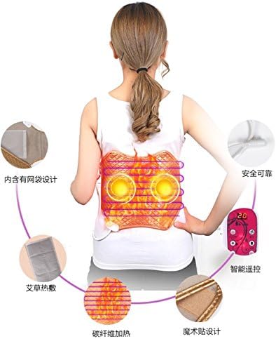 Waist Heating Pad Belt Lower Back Heat Wrap Hot Therapy with 3 Heating Sets 5 Strengths and 9Mode Massage for Waist Pain Relief Muscle Strain Dysmenorrhea Abdominal Pain Good Back Warmer Lumbar Wrap