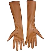 LEATHER LH HANDS Women's Unlined Genuine Sheep Leather Elbow Length Party Dress Gloves (40-42 cm) Long