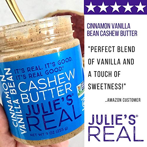 Julie's Real Cashew Butter, Cinnamon Vanilla Bean - Certified Gluten-Free, Non-GMO, Paleo, Kosher - No Sugar Added, No… - Image 6