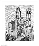 Waterfall Fine Art Poster Print by M. C. Escher, 11x14