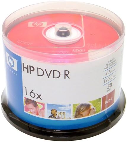 Hewlett Packard 16X 50/Pack 4.7GB DVD-R (Discontinued by Manufacturer)