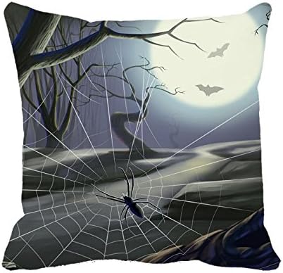 Decrotive Pillow Cases Happy_halloween Cushion Cover 18" x 18"