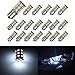 AUTOUS90 20-Pack 1156 1141 1003 27-SMD White LED Bulbs For Car Rear Turn Signal lights Interior RV Camper