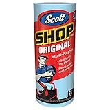Scott Shop Towels Original (75147), Blue, 55 Sheets/Standard Roll, 12 Rolls/Case, 660 Towels/Case