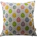 HOSL FHJ05 Happy Easter Series Throw Pillow Case Decorative Cushion Cover Pillowcase Square 18