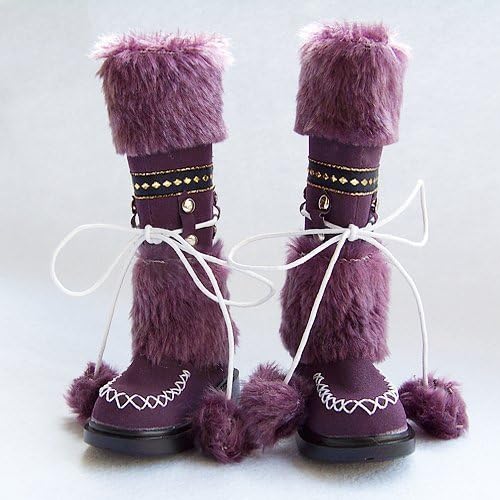 6 Colors to Choose / Boots with Plush Ball / for 1/3 SD BJD Doll / Outfit Dollfie / Wear in Autumn & Winter