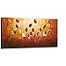 Wieco Art Large Budding Flowers Oil Paintings on Canvas Wall Art Ready to Hang for Bedroom Kitchen Home Decorations Modern Stretched and Framed 100% Hand Painted Contemporary Abstract Floral Artwork