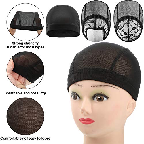 Wig Making Cap Pins Needles Set, Dome Mesh Lace Wig Cap 70 Pieces Pins