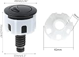 Ranuw Toilet Push Button Double Flush Replacement Tank WC Parts Adjustable view 3