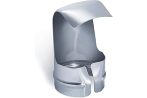 Steinel Reflector Nozzle - for Soldering and Bending Pipes or thawing Frozen Pipes, Nozzle Diameter of 1.30 inches, Formed from high-Grade und Polished Stainless Steel, 07051