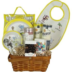 Grandparents Survival Kit Gift Basket- For Baby And Grandparents, With Moravian Cookies: Amazon ...