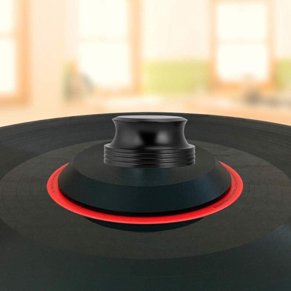 VIFER Aluminum Disc Stabilizer - Metal Record Stabilizer - Durable for LP Vinyl - Black - Image 4