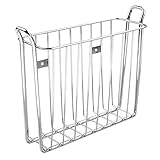 InterDesign Classico Wall Mount Newspaper and Magazine Rack for Bathroom - Chrome (Kitchen)