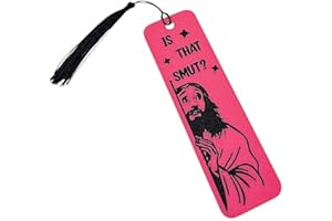 Funny Bookmark Gift with Tassel – is that Smut? Book Mark for Book Lovers, Comedic Gift for Adult Teen Boy Girl Women Men Rea
