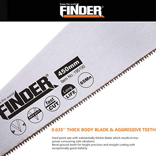 Professional Cut Handsaw, Perfect for Sawing,Trimming, Gardening, Pruning & Cutting Wood, Drywall, Plastic Pipes & More, Razor Sharp Blade